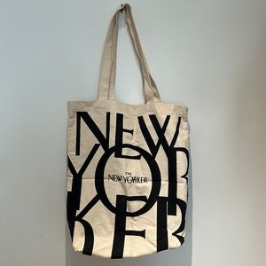 The New Yorker Magazine classic canvas tote bag NWOT